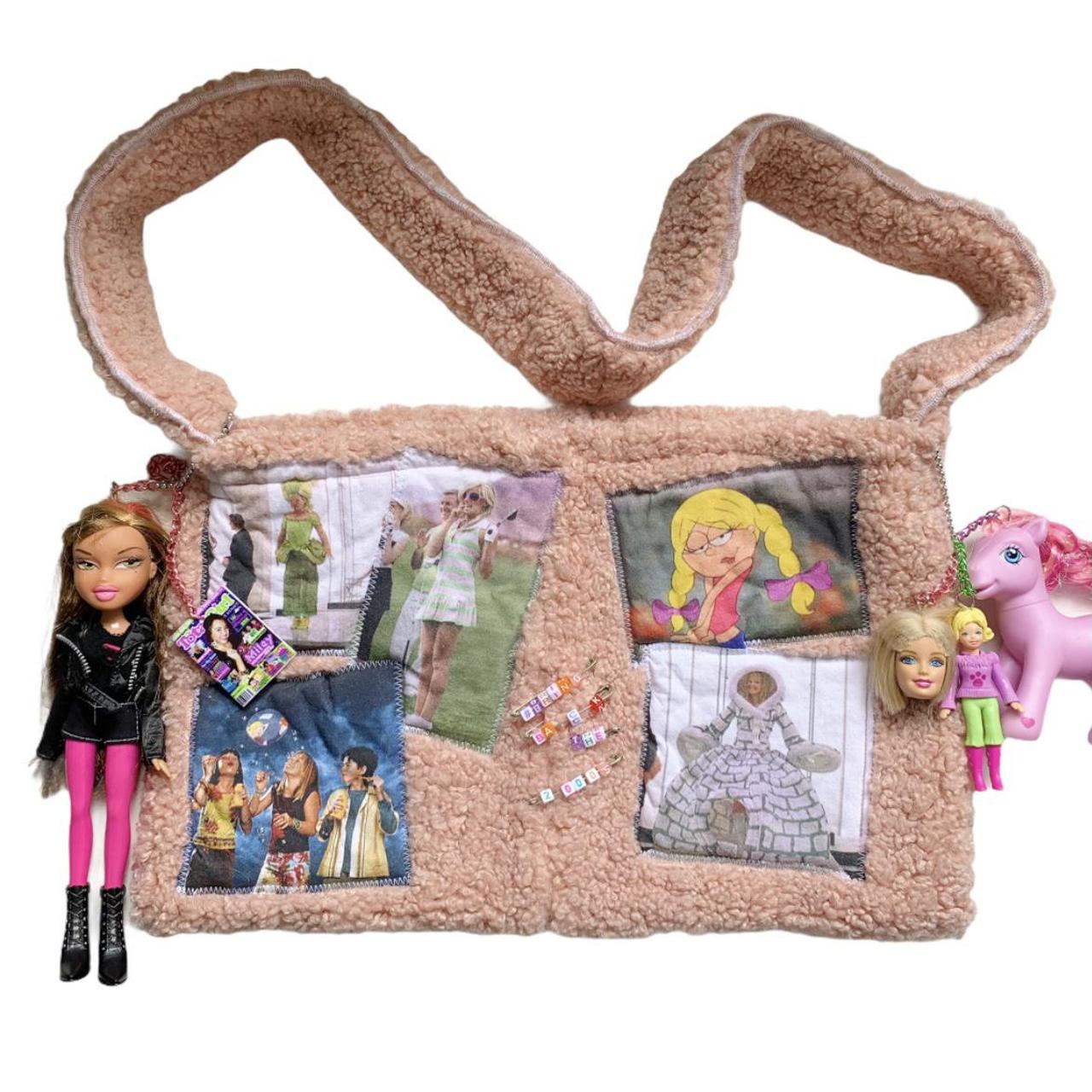 fluffy tote bag depop