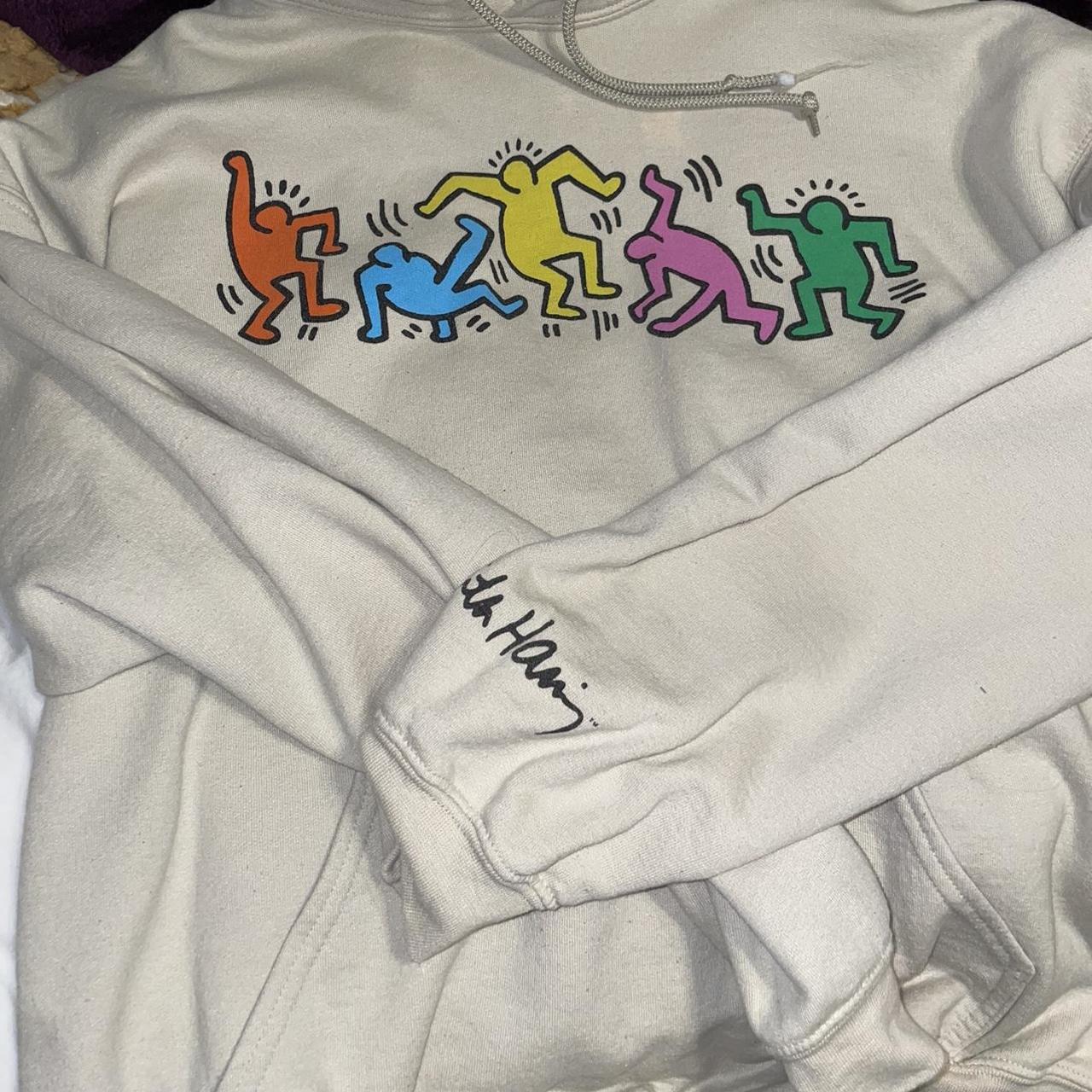 Keith haring tan hoodie hot sale