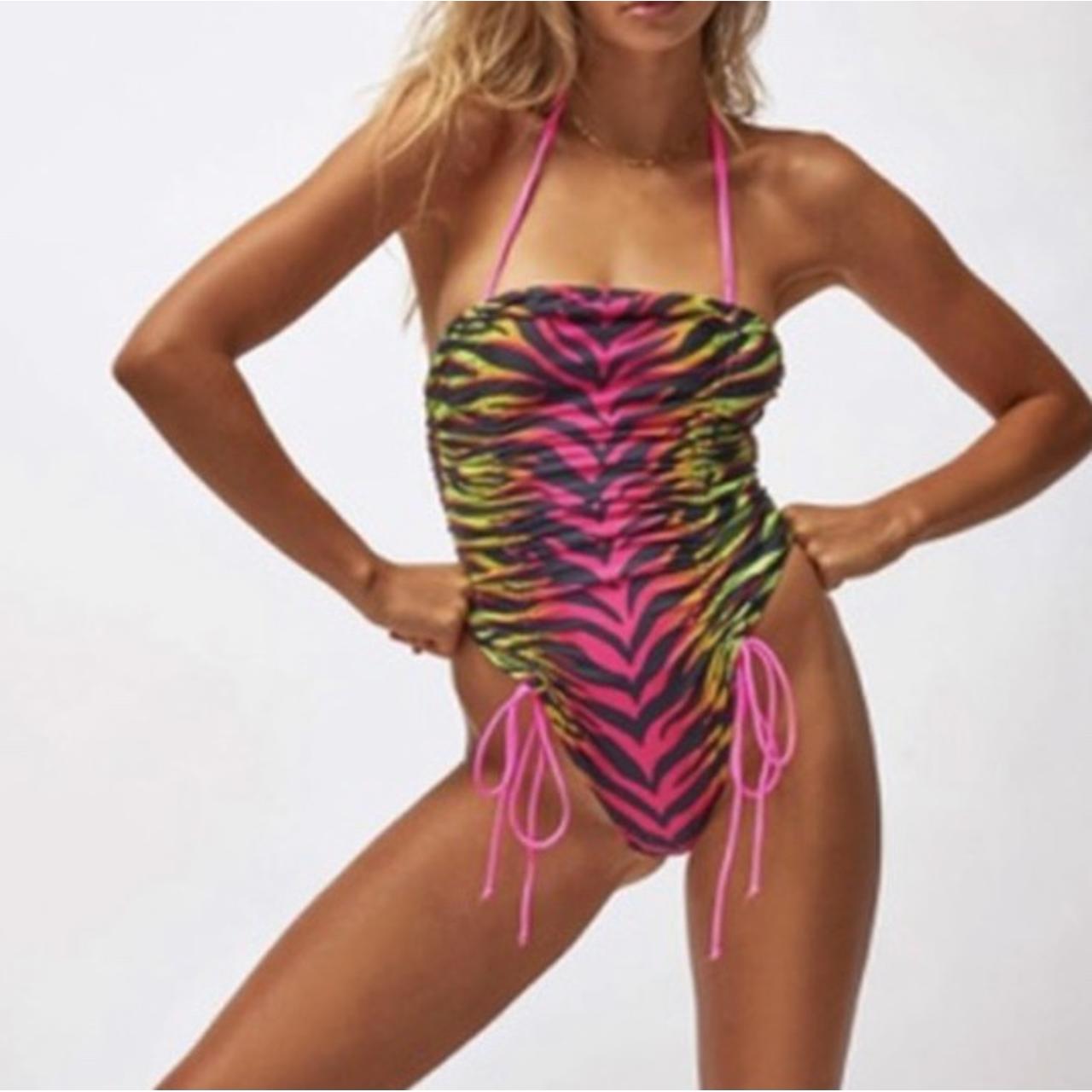 Jaded London halter neck swimsuit from urban... Depop