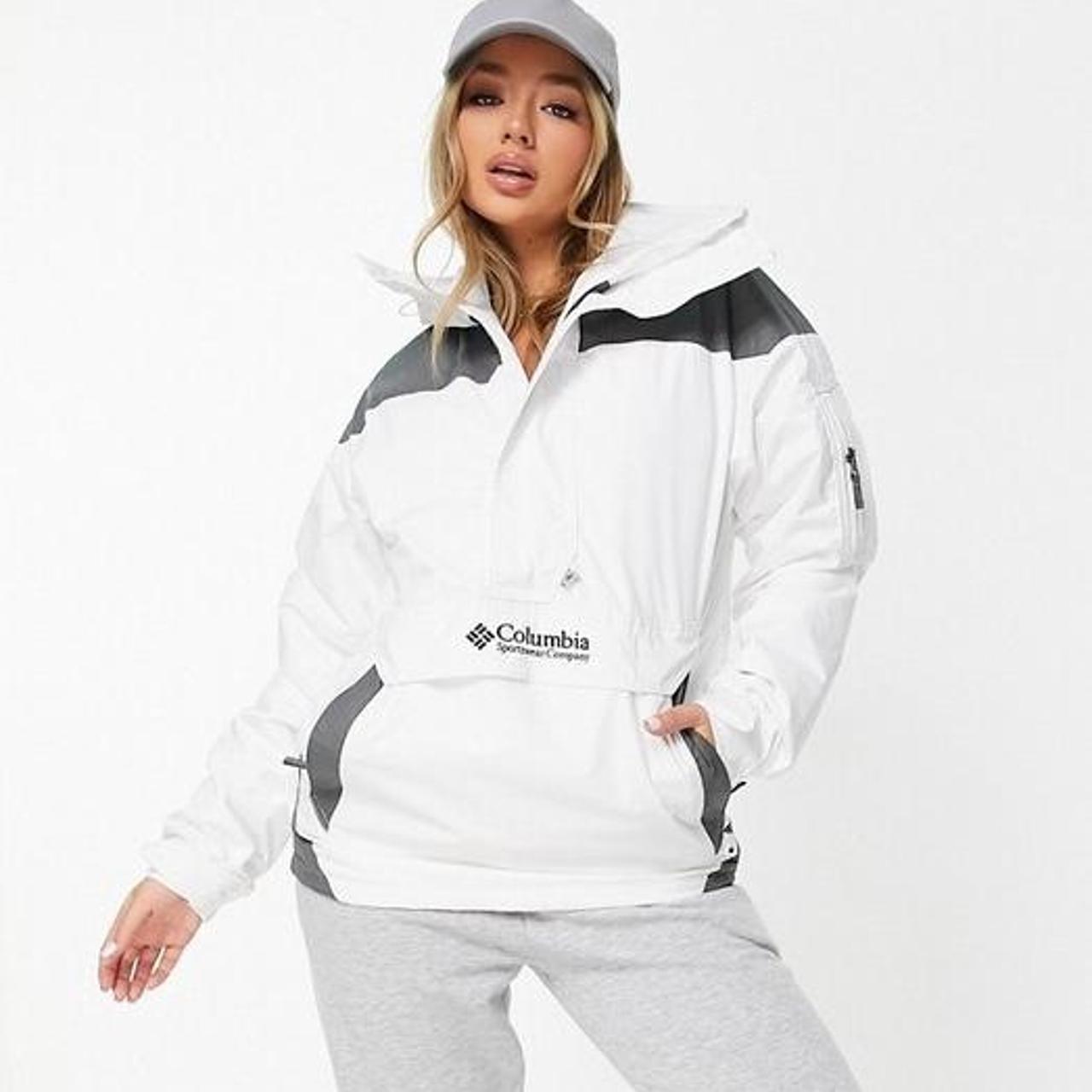 Selling my Columbia Challenger pullover jacket in... Depop