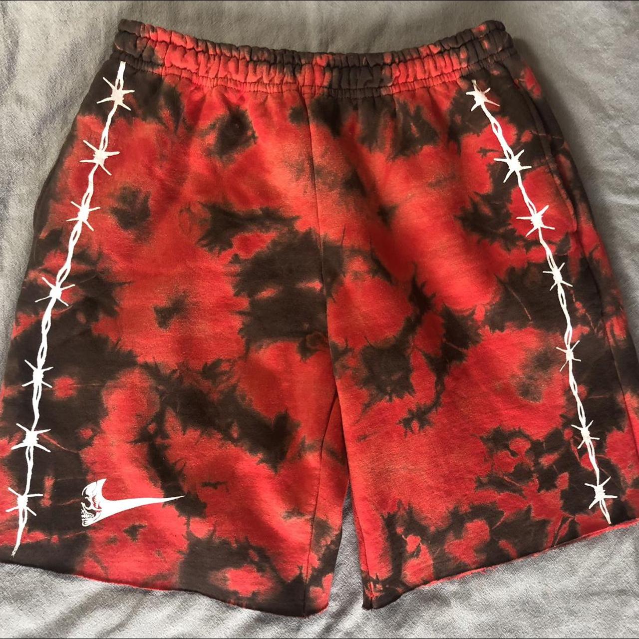 Warren Lotas Tie-dye Barbed Wire Shorts Size S,... - Depop