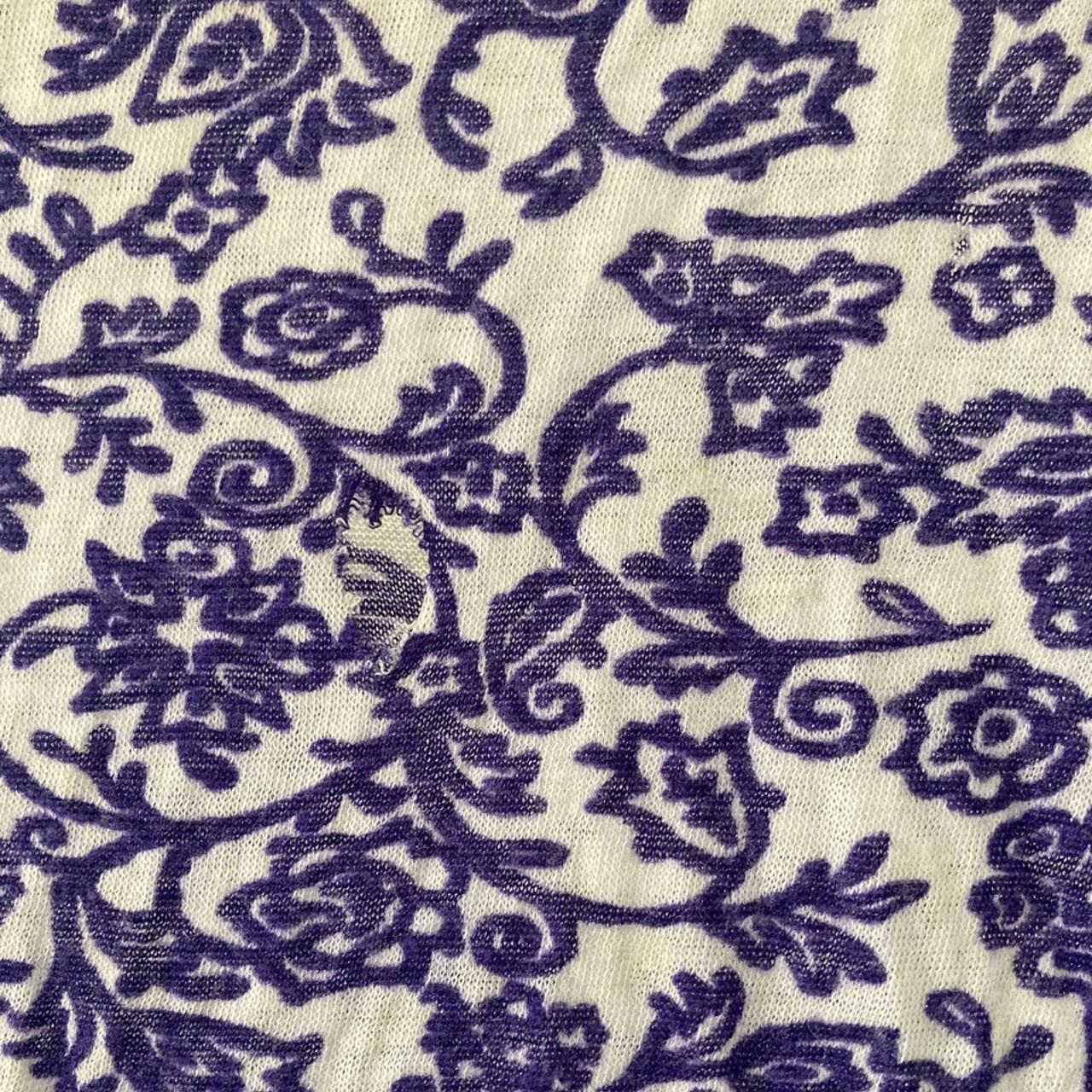 Velvet Women's White and Purple Shirt (3)