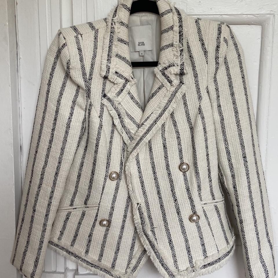 tweed blazer river island