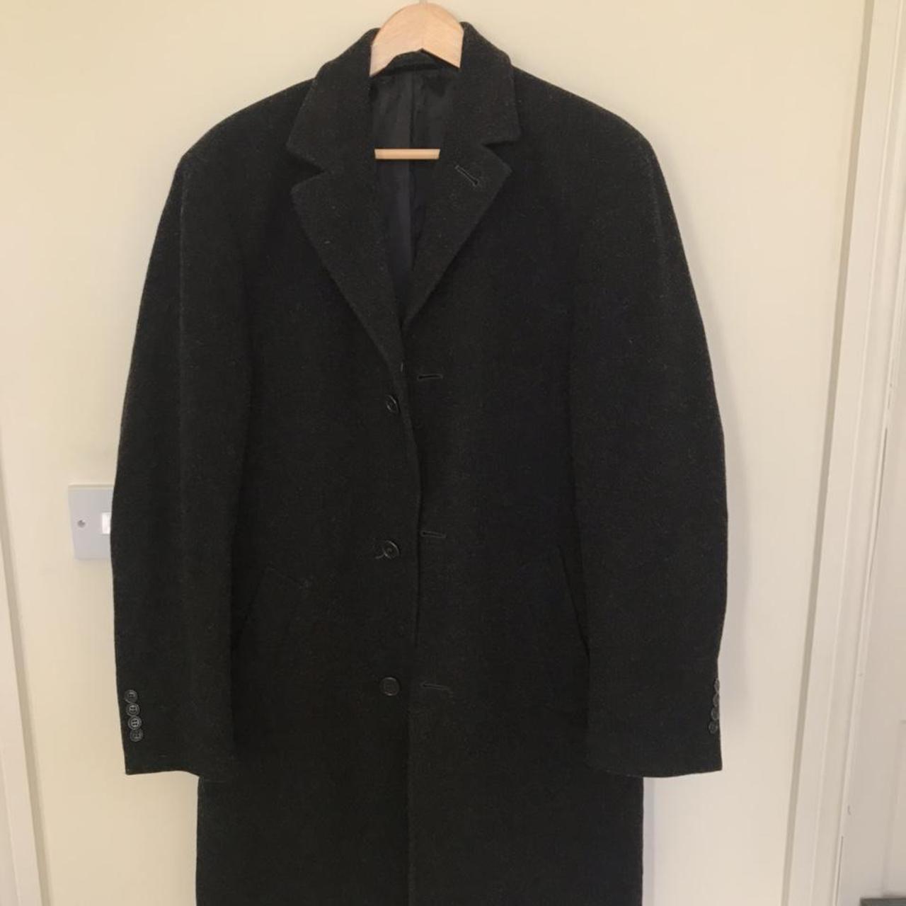 Black Marks Spencer Collezione Overcoat Chest 94