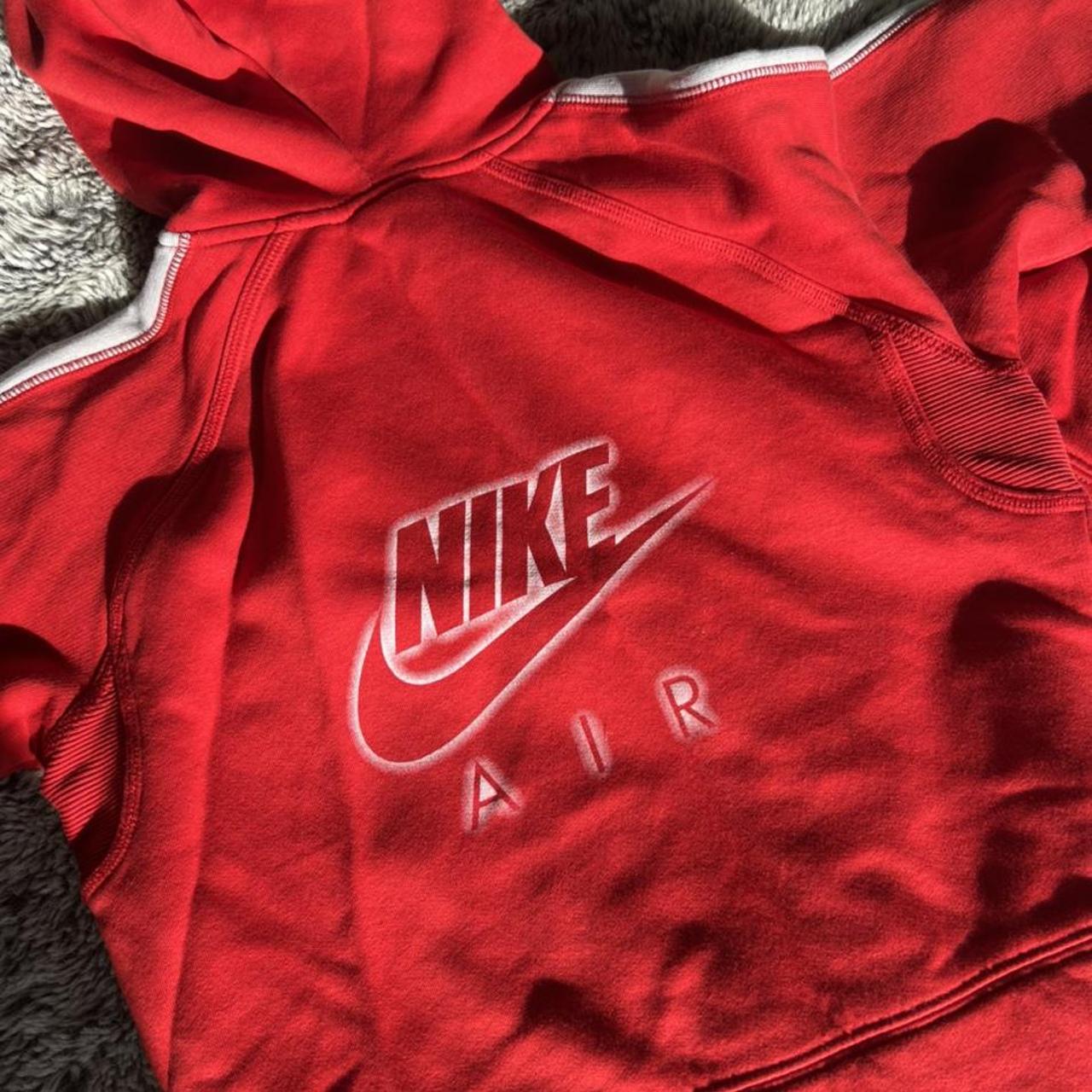 red nike zip up hoodie men's