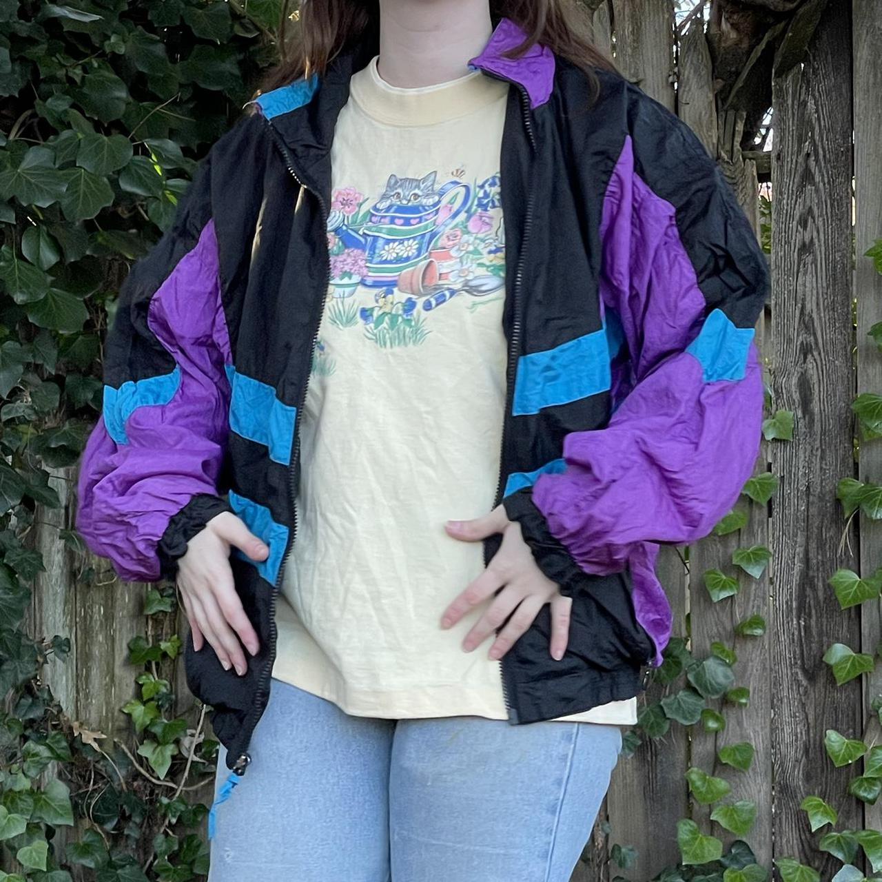 80s style bomber jacket