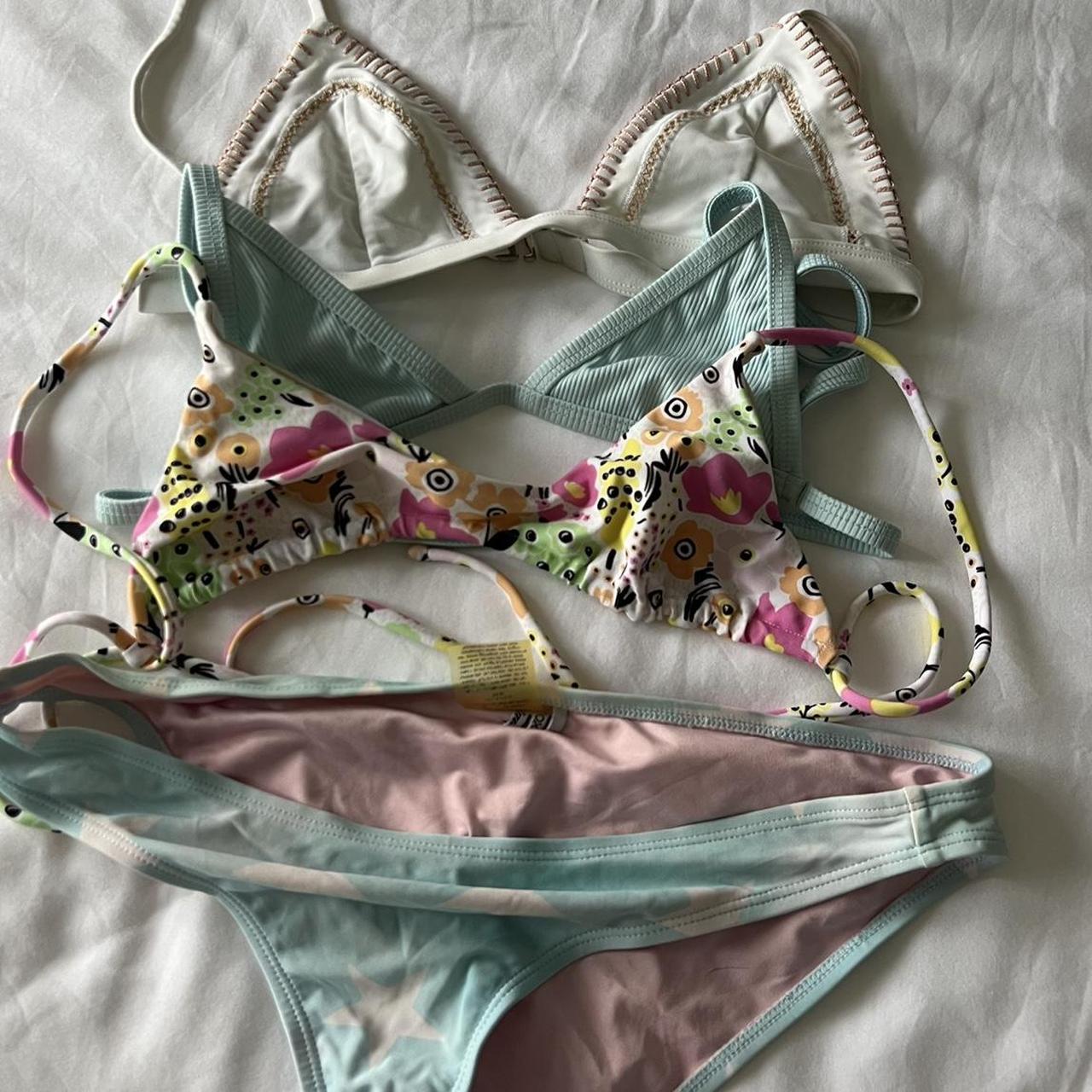 Set of 4 colorful bikinis. Minimale Animale,... - Depop