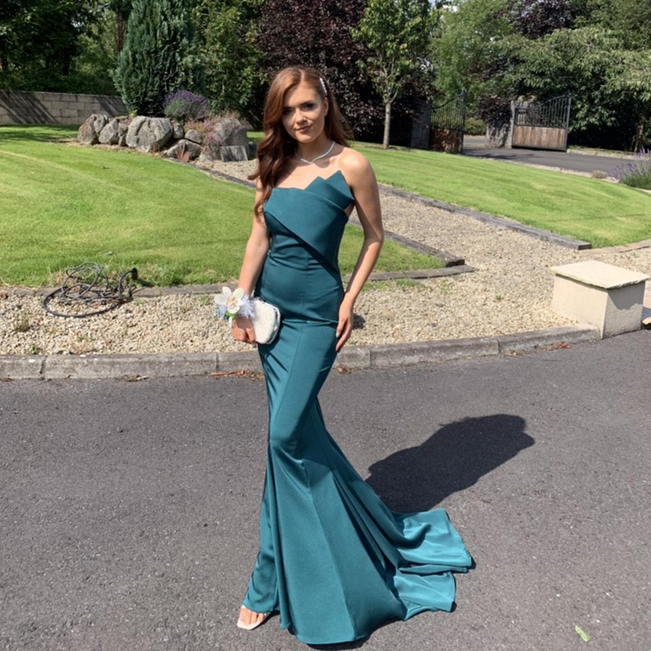 debs dresses emerald green