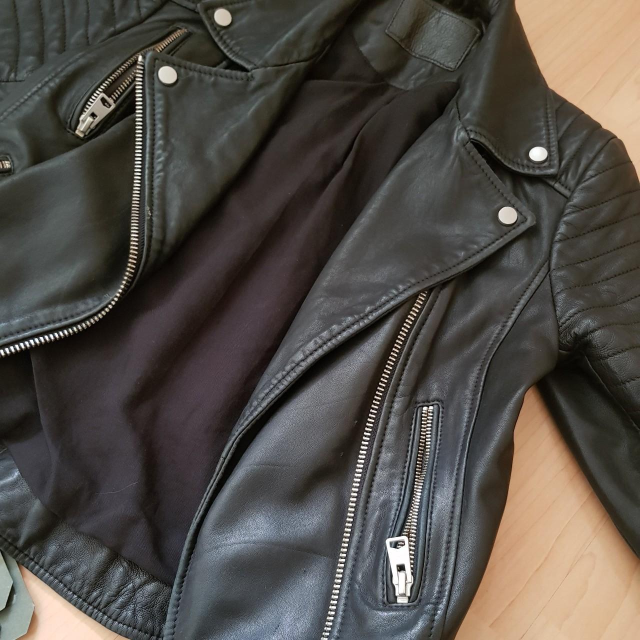 All Saints Papin Leather Biker Jacket AllSaints UK 6