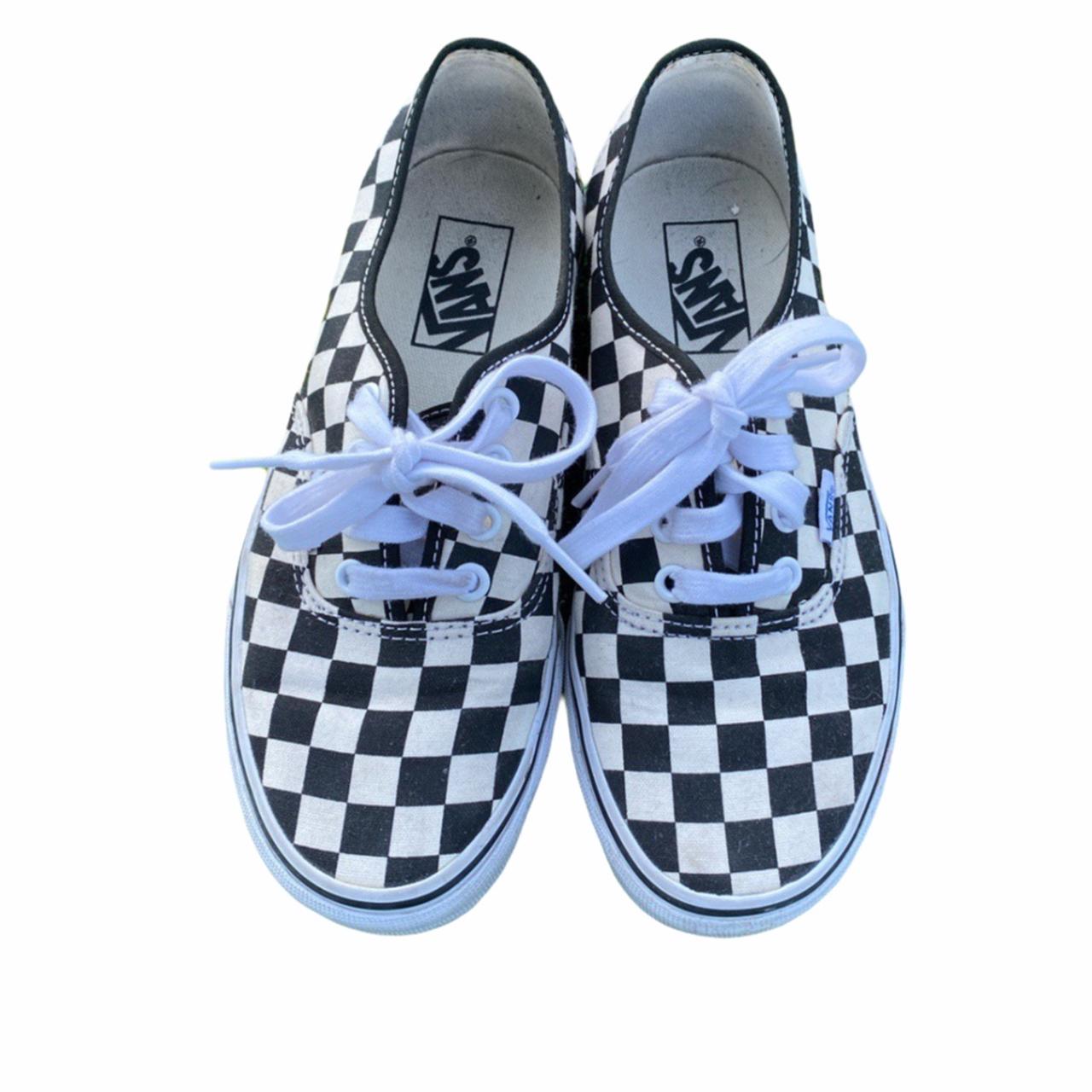 checkered vans used