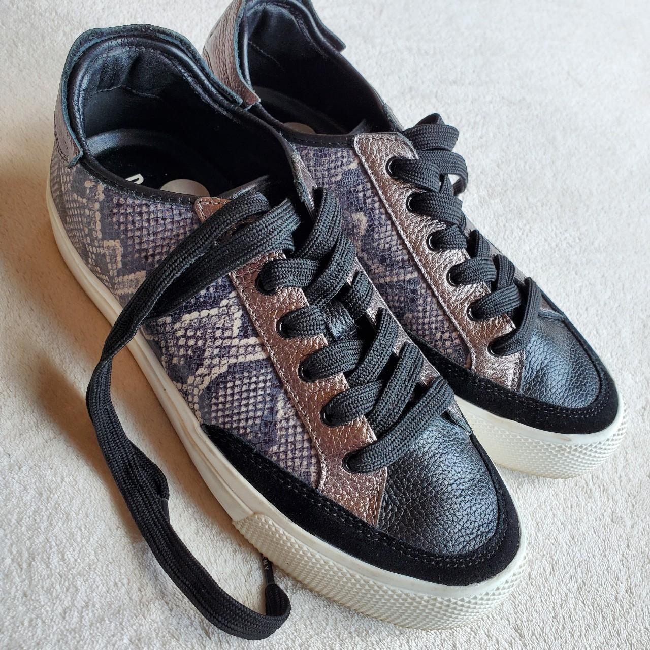 Dkny leather sneakers online