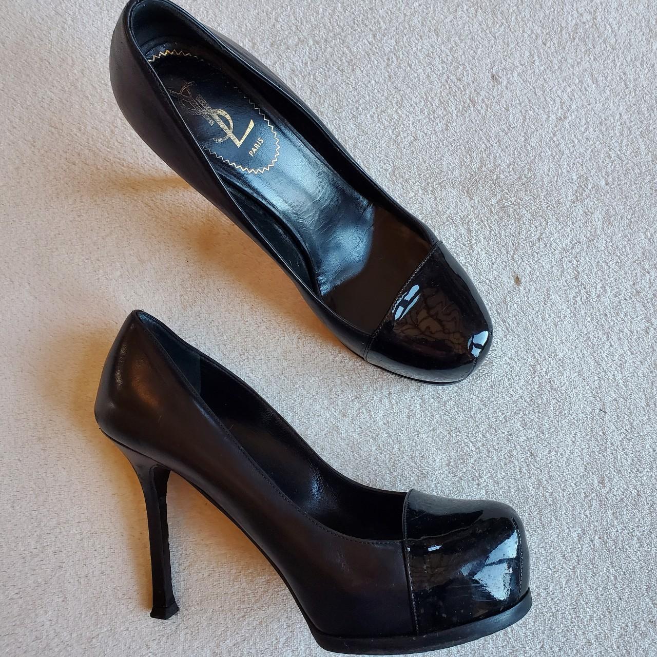 Stunning Yves Saint Laurent Black Heels. Colour... - Depop