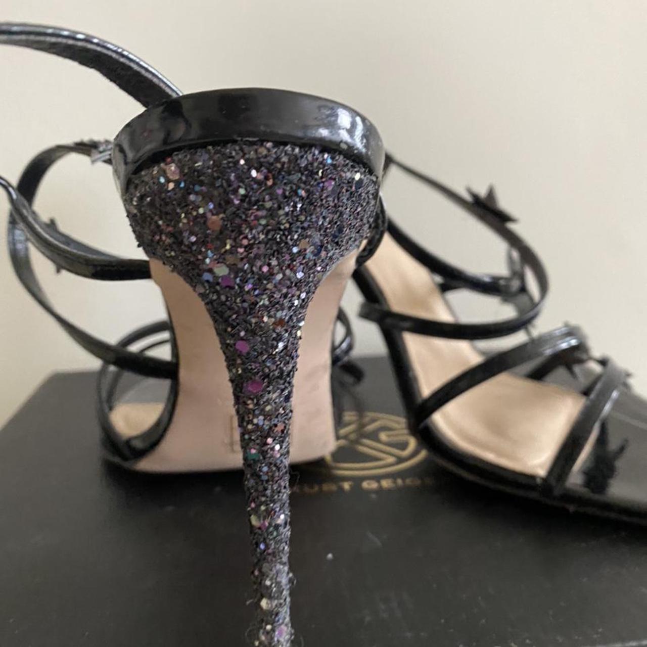 KG by Kurt Geiger patent glitter star heels. Worn a... Depop