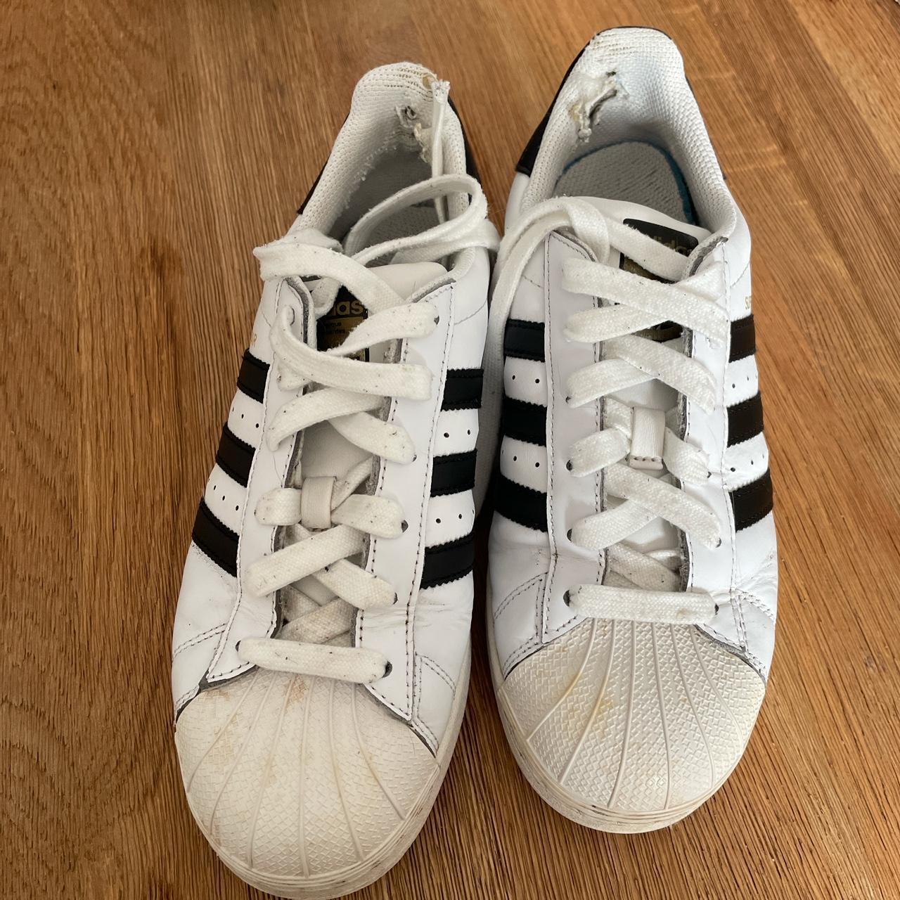 Adidas Superstars size 5 #adidas #superstar #trainers - Depop