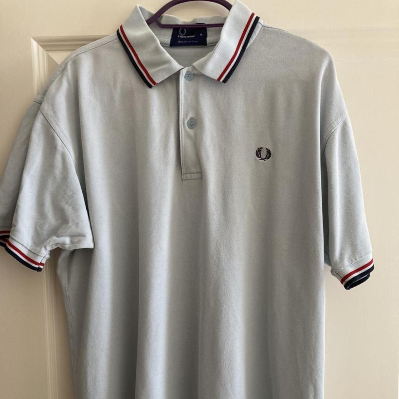 Light blue Fred Perry Polo. Good condition. Extra... - Depop