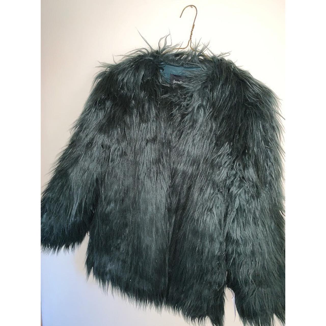 Stradivarius hot sale fur coat