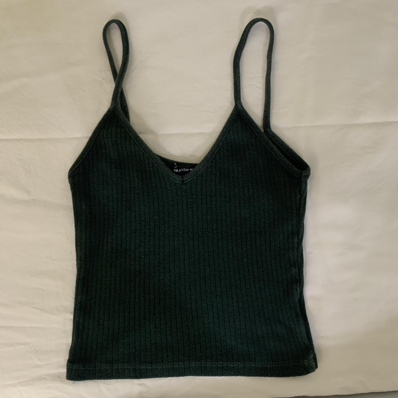 Brandy Melville lorene tank green forest green... Depop