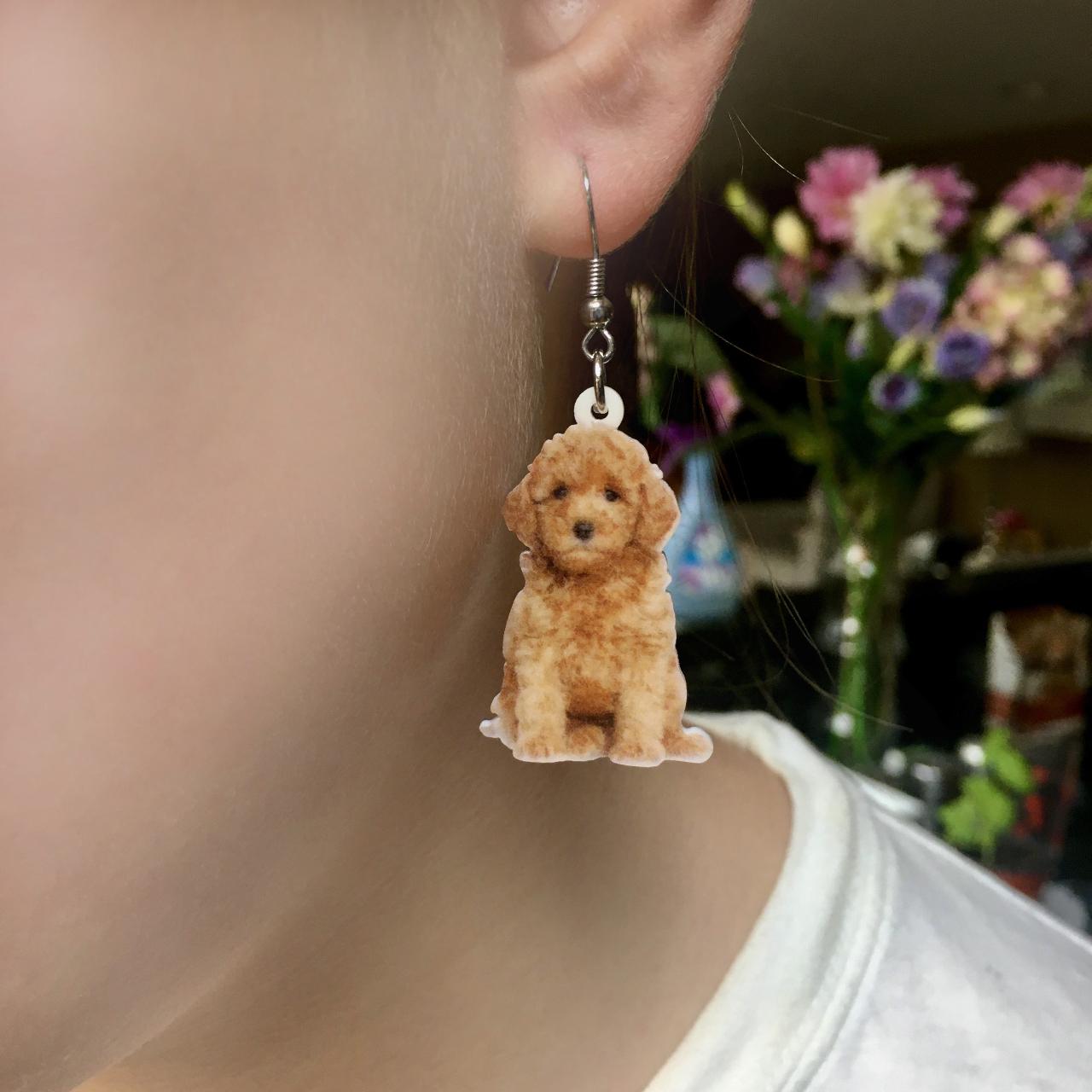 Labradoodle earrings best sale