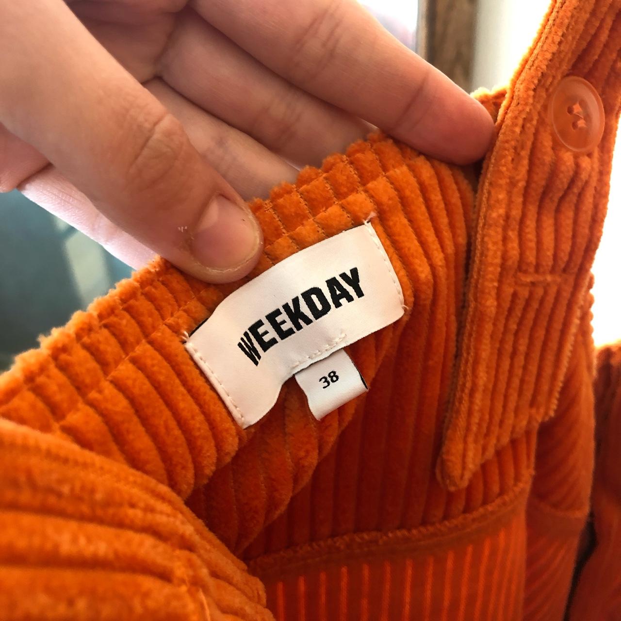 Weekday Women's Orange Dress (4)