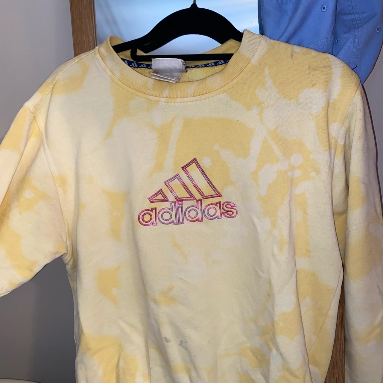 Bleached discount adidas sweatshirt