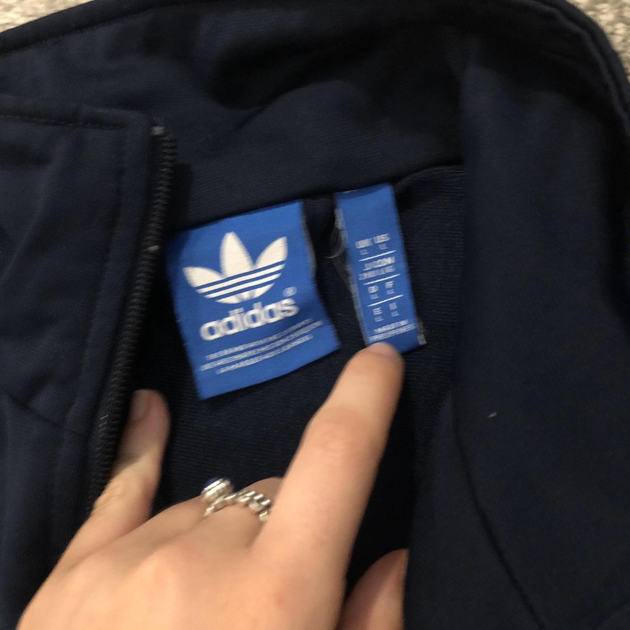 Adidas originals Nagy blue zip up jacket. - Depop
