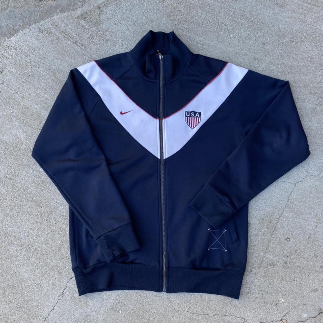 Vintage Nike USA Olympic Track Jacket. In good... - Depop