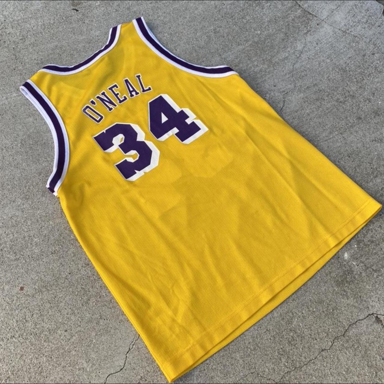 Vintage Shaquille O'Neal Los Angeles Lakers Jersey - Depop