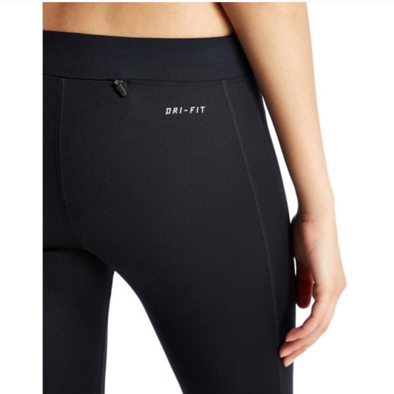 Nike Dri-fit Size M Black Capri Pants Active Wear 2 Pockets Adjustable  Waist 2C – All Seasons Resale