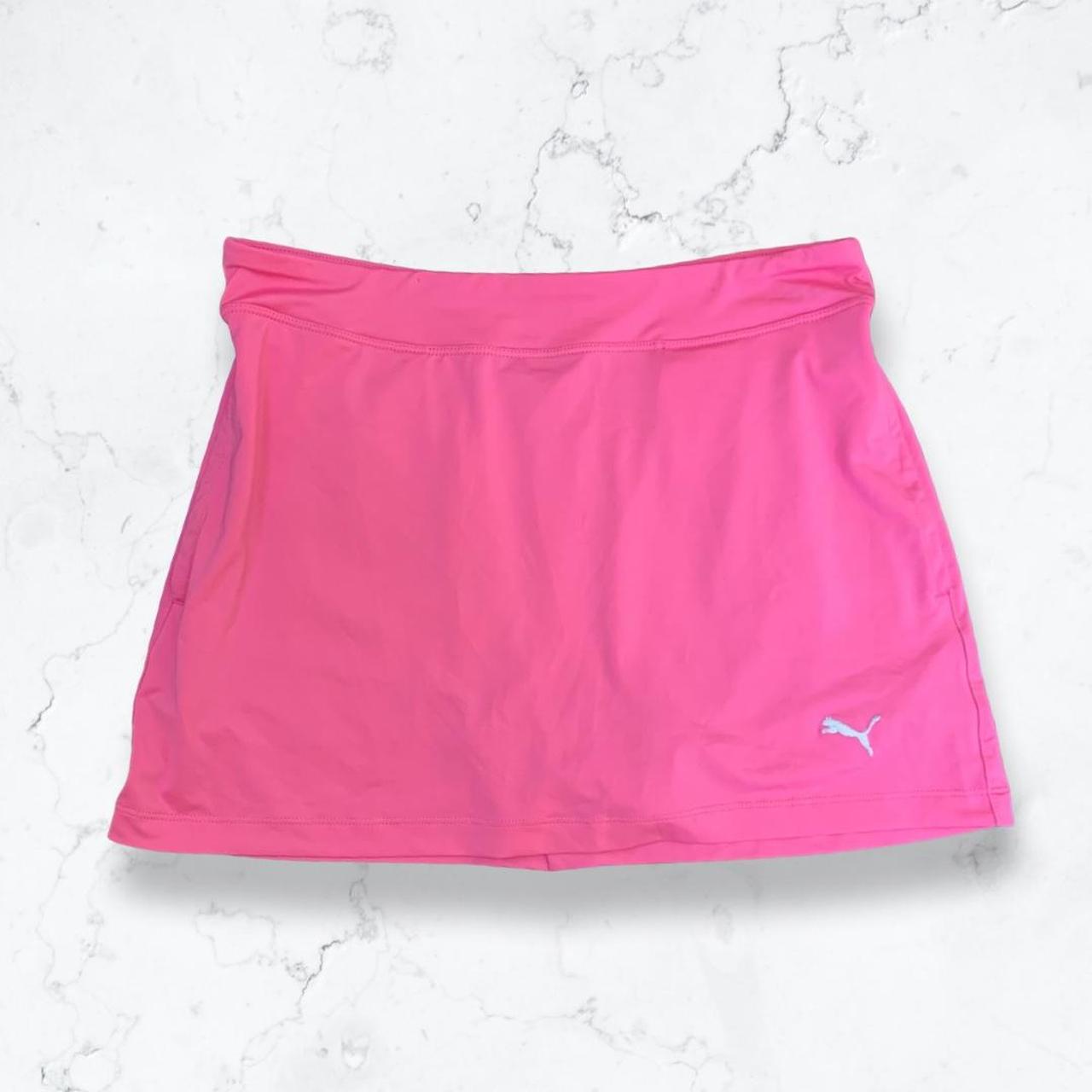 Hot pink Puma tennis skirt with built in removable... Depop