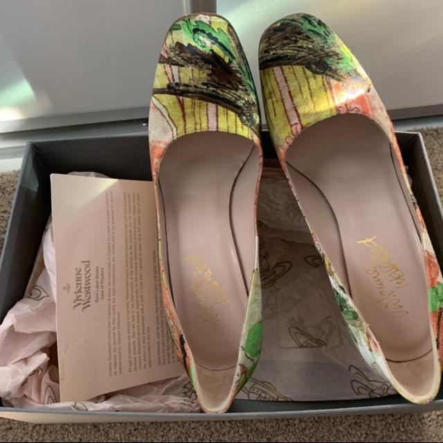 Vivienne Westwood Pekin Bar Canvas Vegan Ballet | Depop