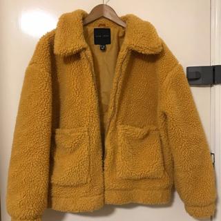 yellow teddy bear coat