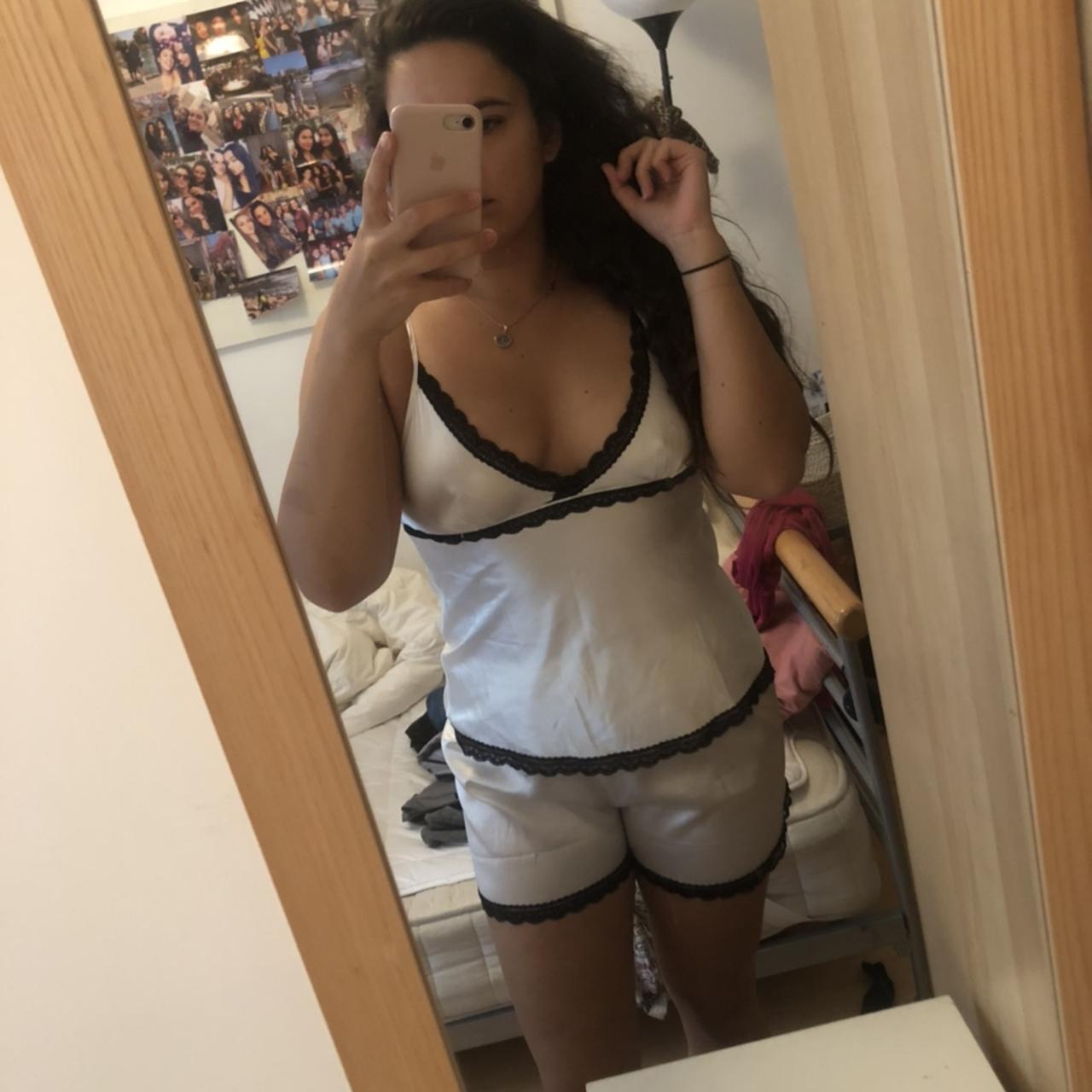 Missguided satin sleepwear Only tried on too tight Depop