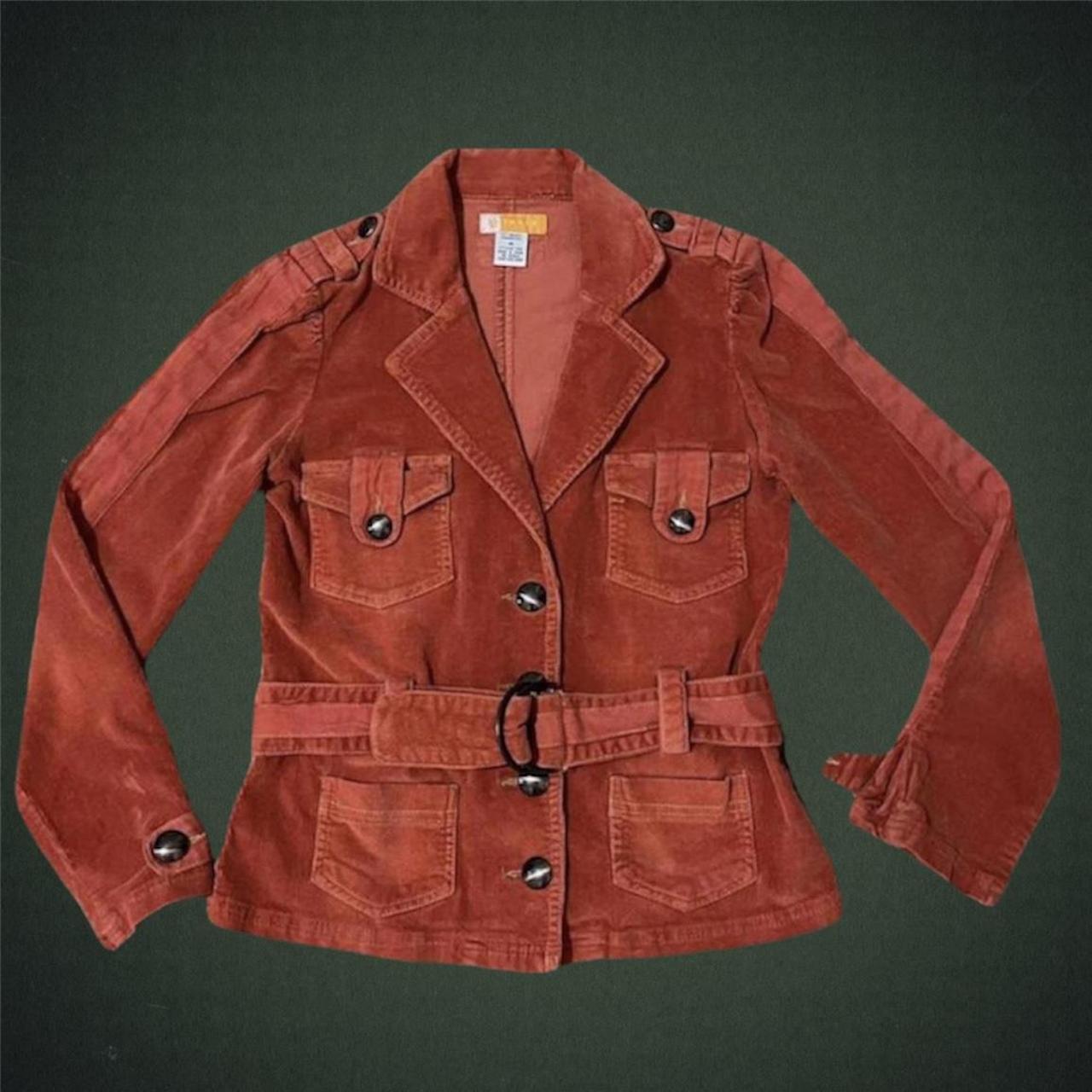 Burnt orange utility on sale jacket