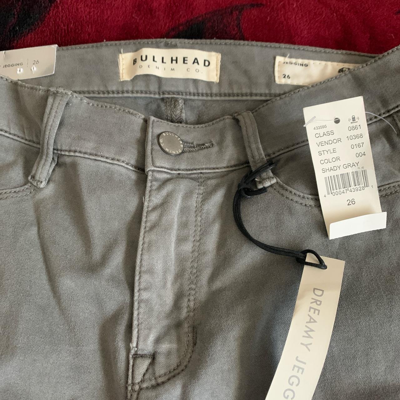 Bullhead denim from pacsun light grey emo skinny... - Depop