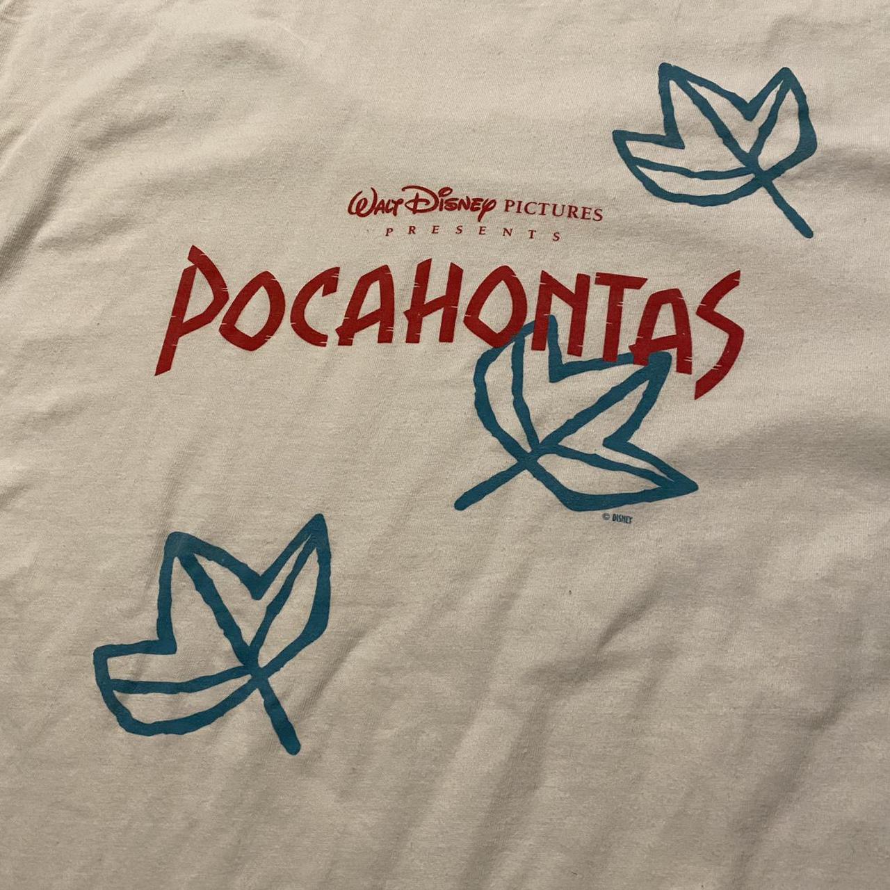 Disney Men's White and Blue T-shirt (2)