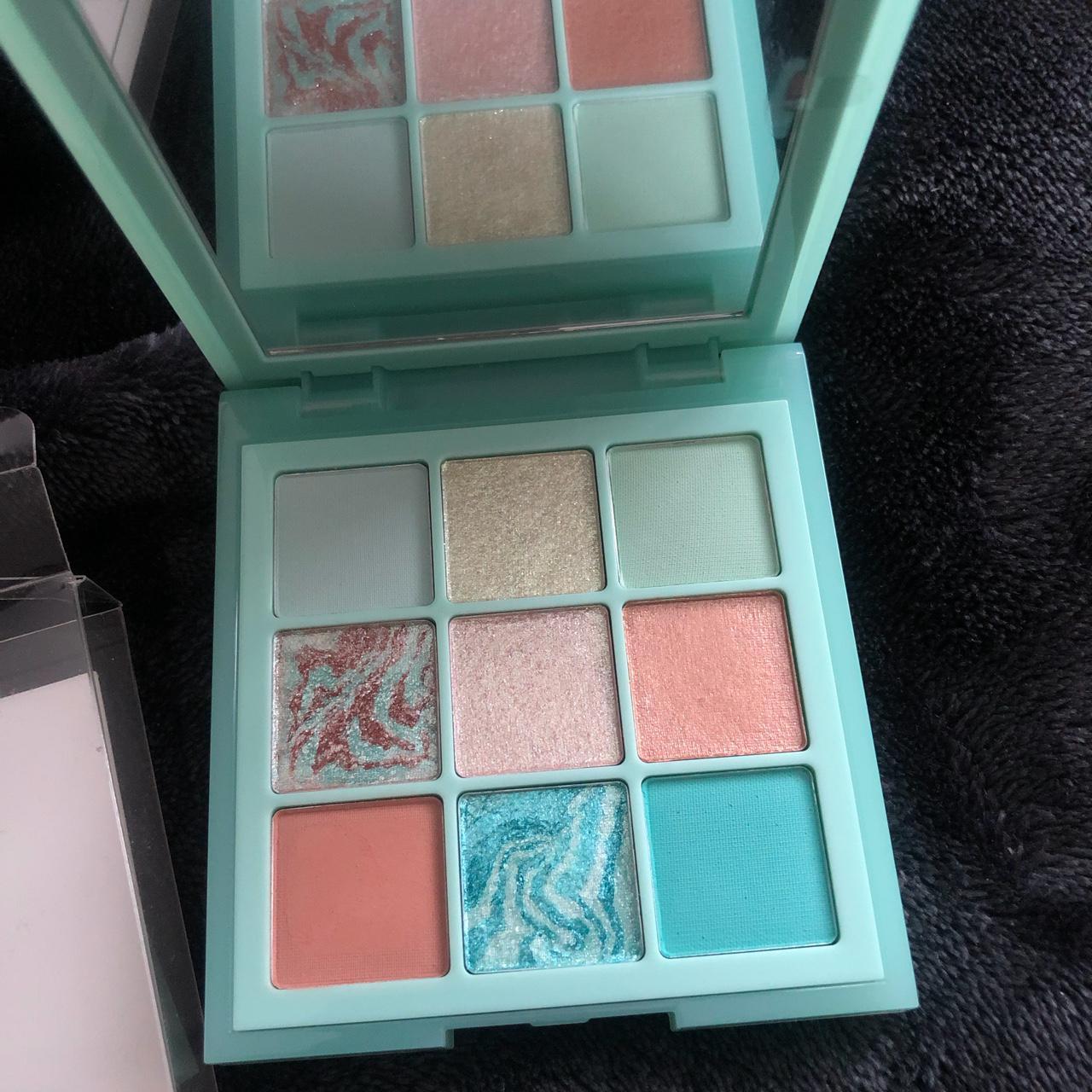 Huda Beauty pastels mint palette. Only swatched Depop
