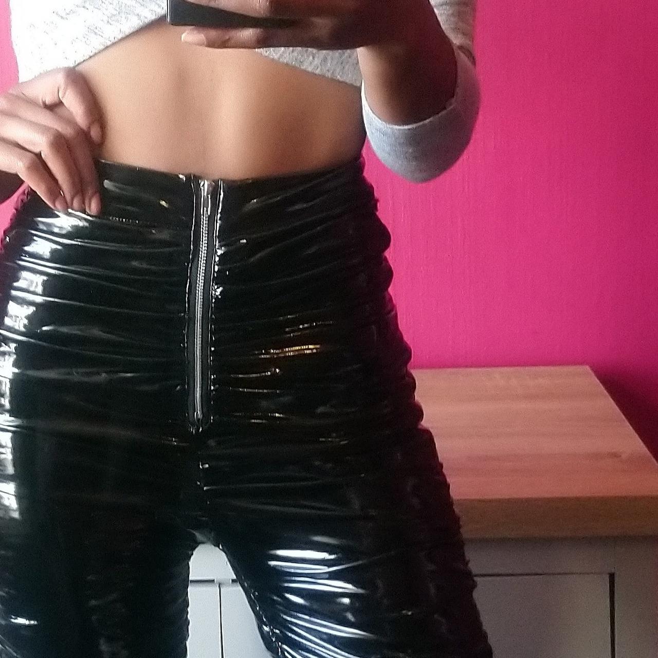 Ladies Leggings Misspap Vinyl Leggings Leggings Sculpting Matte