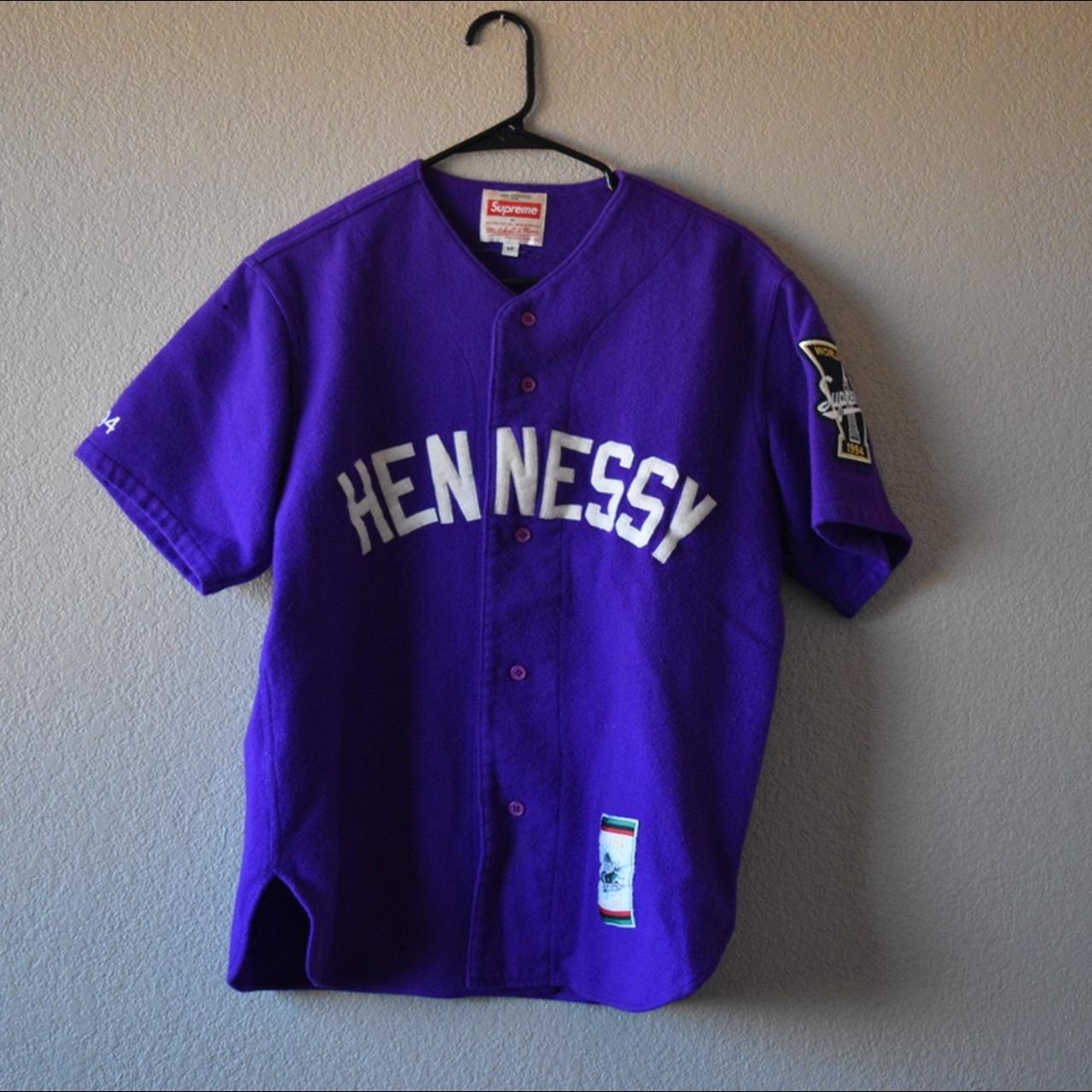 イ*ケ様 Supreme 2006 Hennessy Mitchell&Ness Super rare Hennessy jersey from 2006. Not many of | Depop