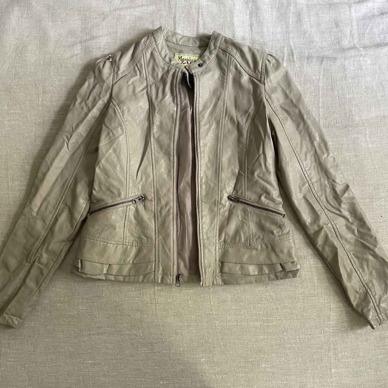 light grey moto jacket