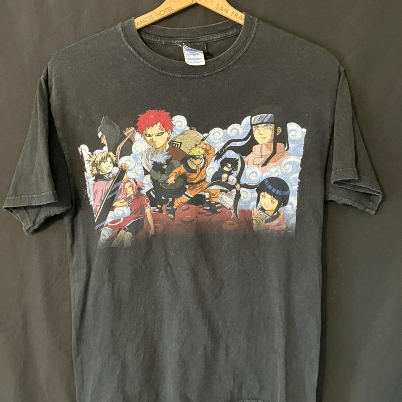 Official 2002 Naruto T-Shirt Tee Vintage Anime... - Depop