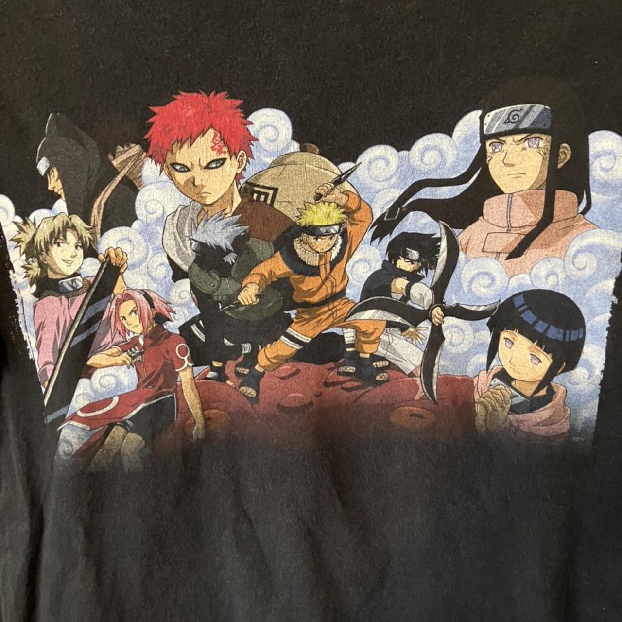 Official 2002 Naruto T-Shirt Tee Vintage Anime...