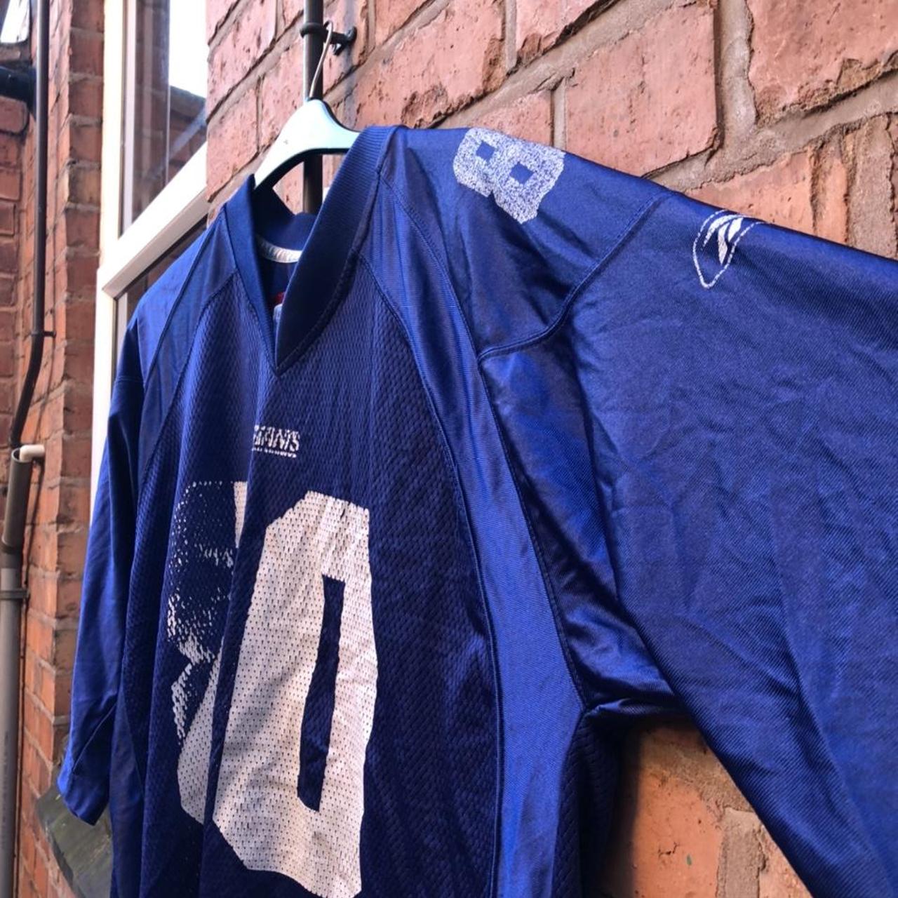 Jeremy Shockey New York Giants White Reebok Jersey - Depop