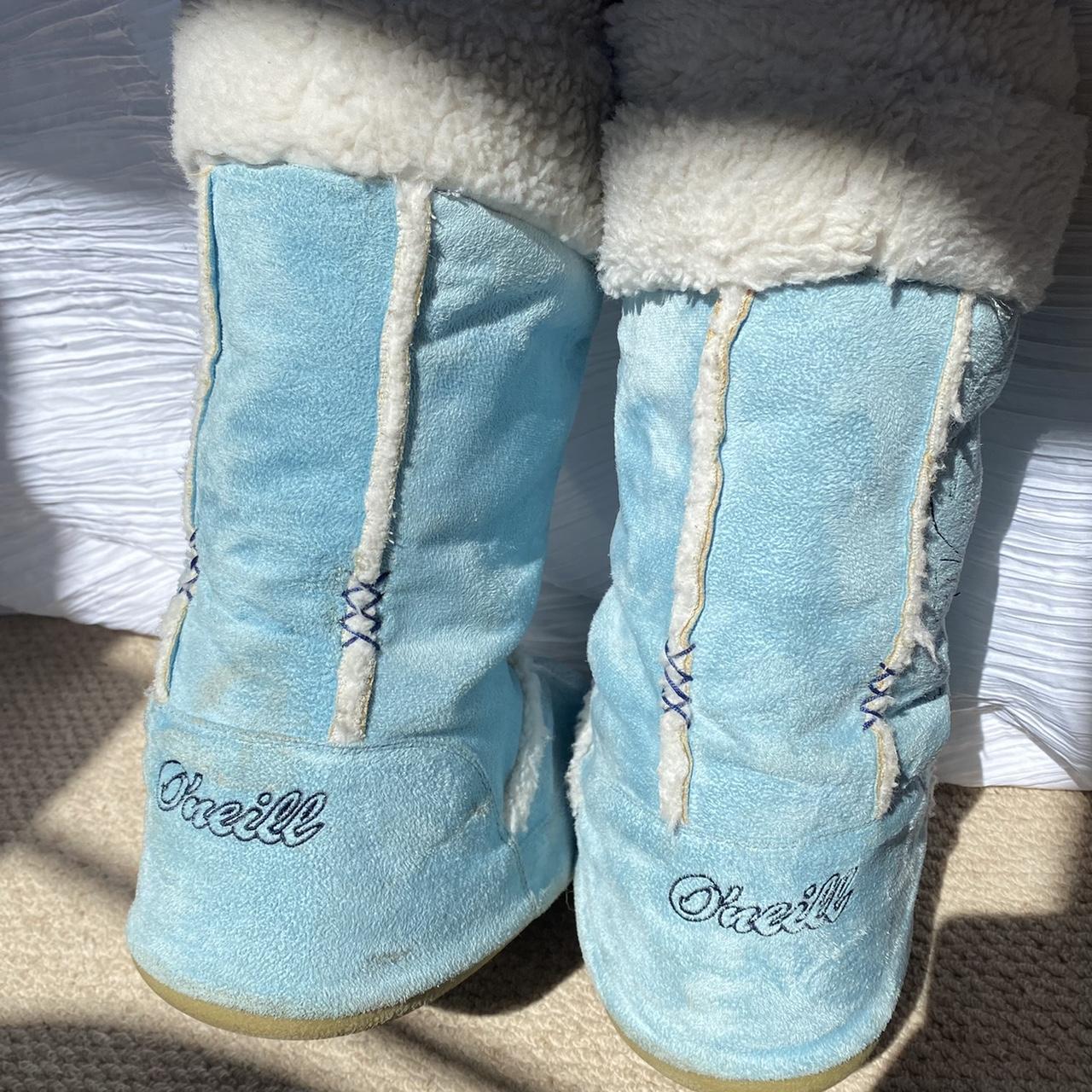 Rare O’Neill baby blue moon boots. Size 6, tight fit... Depop