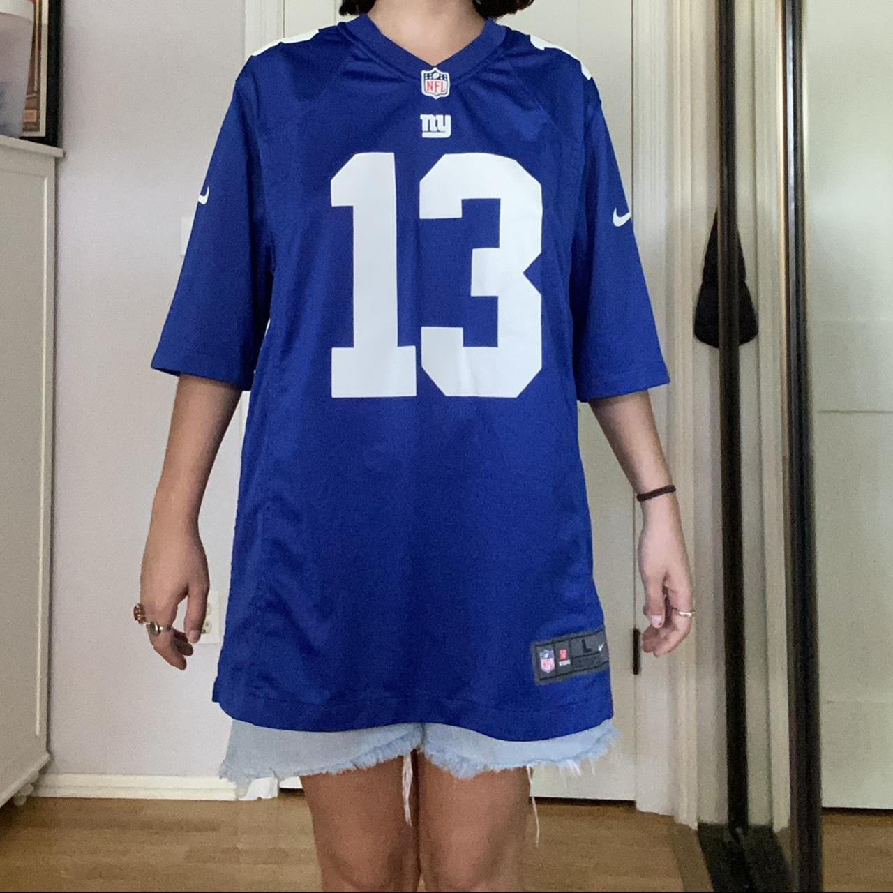 New York Giants Odell Beckham Jr Authentic Nike NFL - Depop