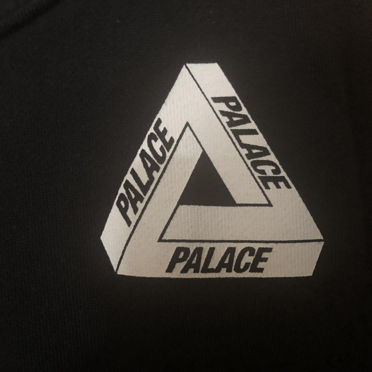 Palace P Crepe Zip Funnel XL Black Cond.:... - Depop