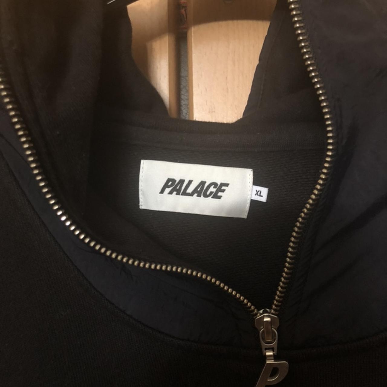 Palace P Crepe Zip Funnel XL Black Cond.:... - Depop