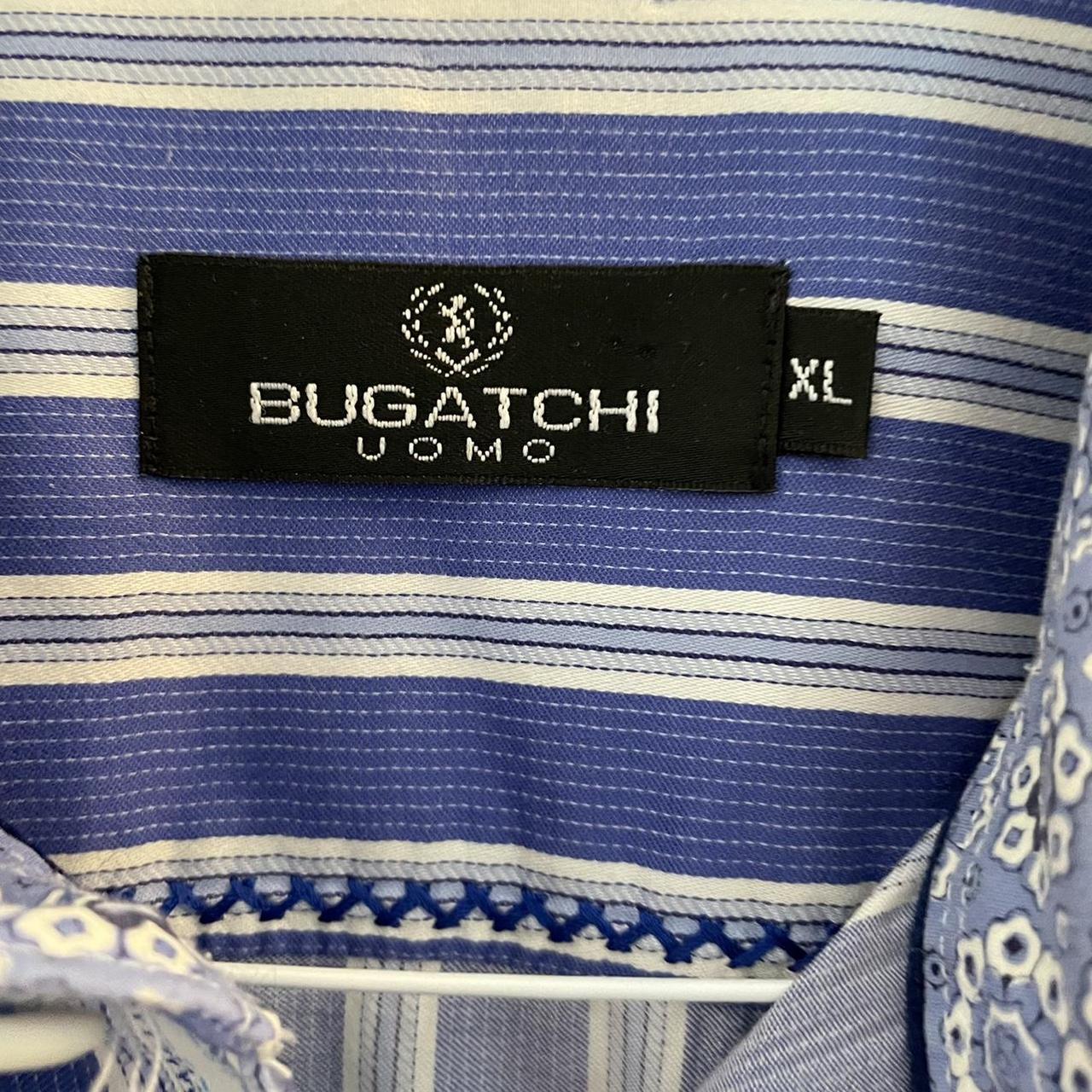 Bugatchi Men's Blue and White Top (3)