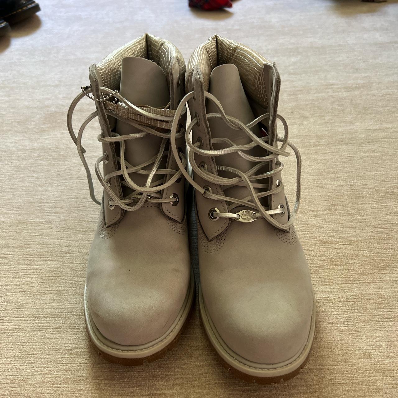 Grey Timberland boots #timberland #boots #snowboots... - Depop