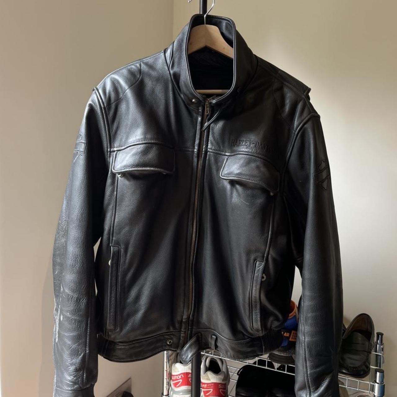 harley davidson vintage leather jacket