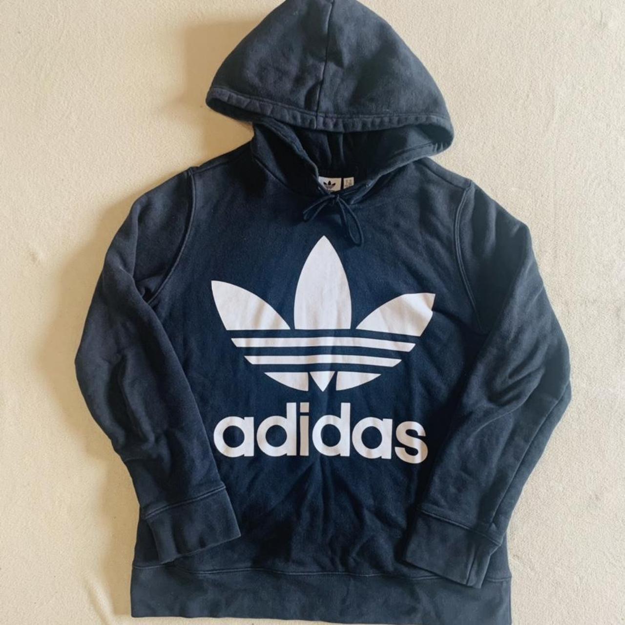 Adidas Originals Men's Black Hoodie | Depop